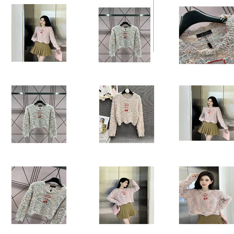 Women sweaters Korean fashion sweater plush macaron color system pure age age warm self repair pattern round neck autumn winter new fashion fried street sweet design