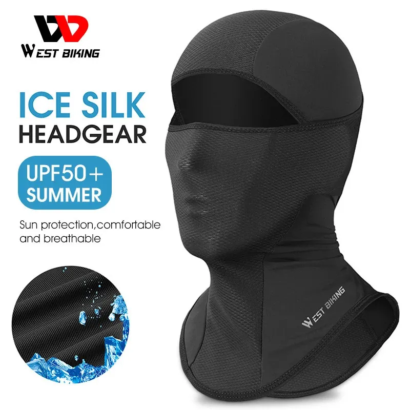 2023 New Summer Ice Silk Tube Face Mask Sunscreen Neck Gaiter