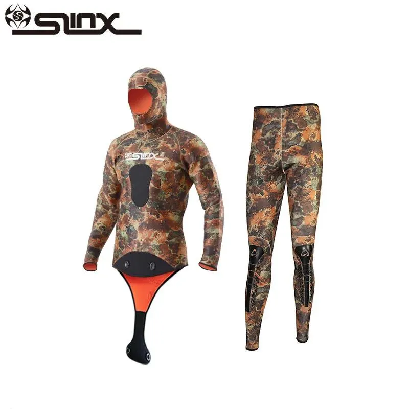 Wear Slinx Spearfishing Wetsuit 5mm Camo Scuba Wetsuits