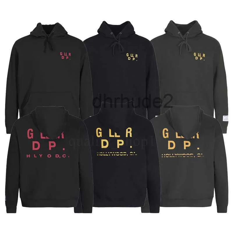 23ss Mens Gall Depts Ery Sudadera con capucha Sudaderas para mujer Diseñador Moda Estilista Sudadera con capucha High Street Algodón Jersey Tops Ropa Otoño Sudadera OTFT OTF 28WH