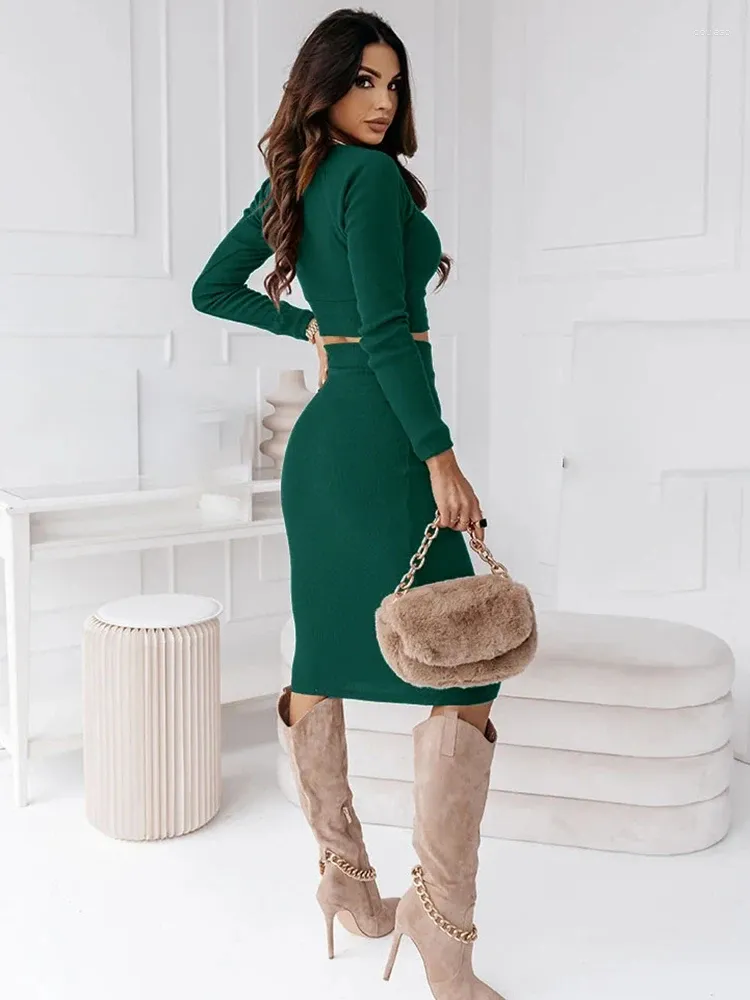 Fake Two-piece Top and Skirt – KUOSE.com