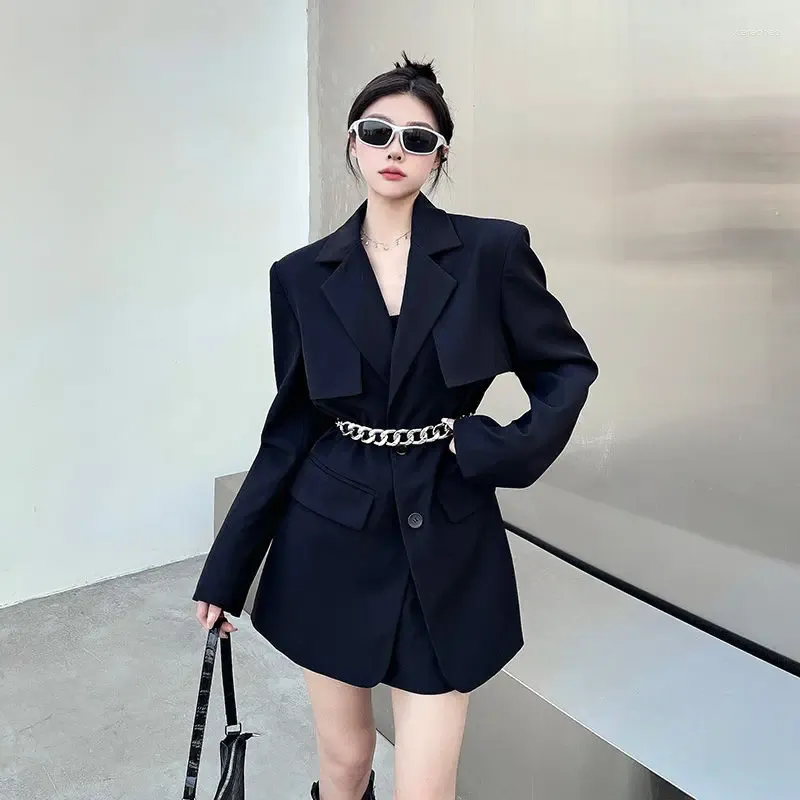 Black Blazer And The Office Lady Suit Elegant Black Blazer Suit