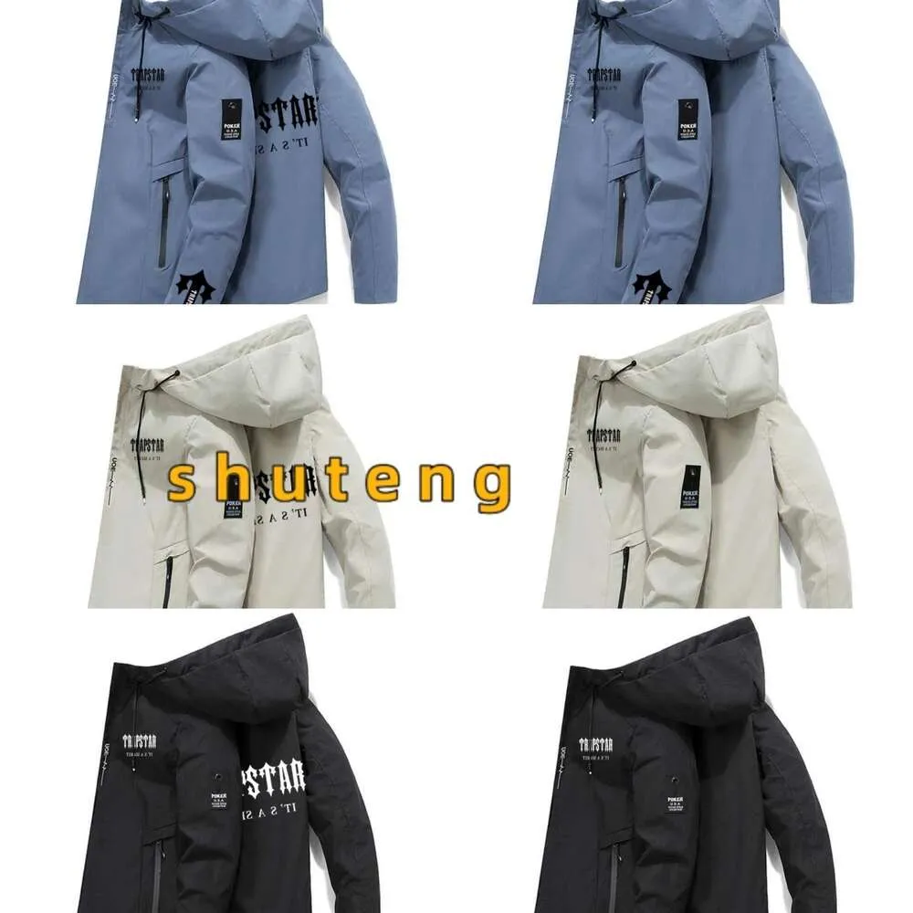 Vestes Nouveau hommes veste à glissière printemps automne TRAPSTAR marque automne/printemps Blazer décontracté tendance mode manteau 8287