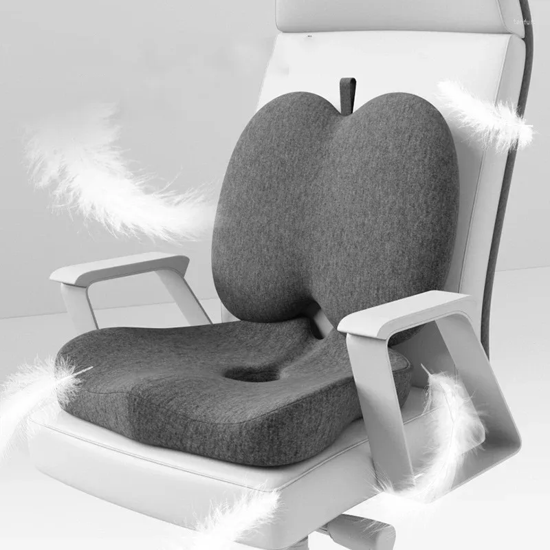Pillow PurenLatex Memory Foam Chair Relieve Back Coccyx Pain Pressure Seat Orthopedic Relief Tailbone Sciatica