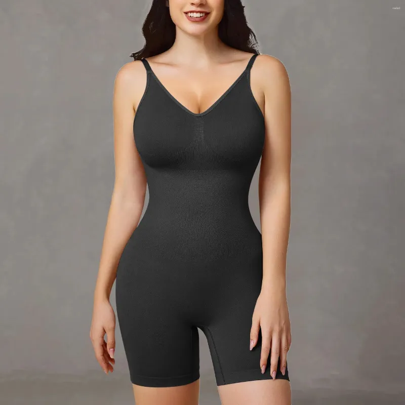 Kvinnors shapers formade kvinnor Sömlös bodysuit Push Up Corset midjetränare ärmlös kropps skitbantande mage kontrollunderkläder