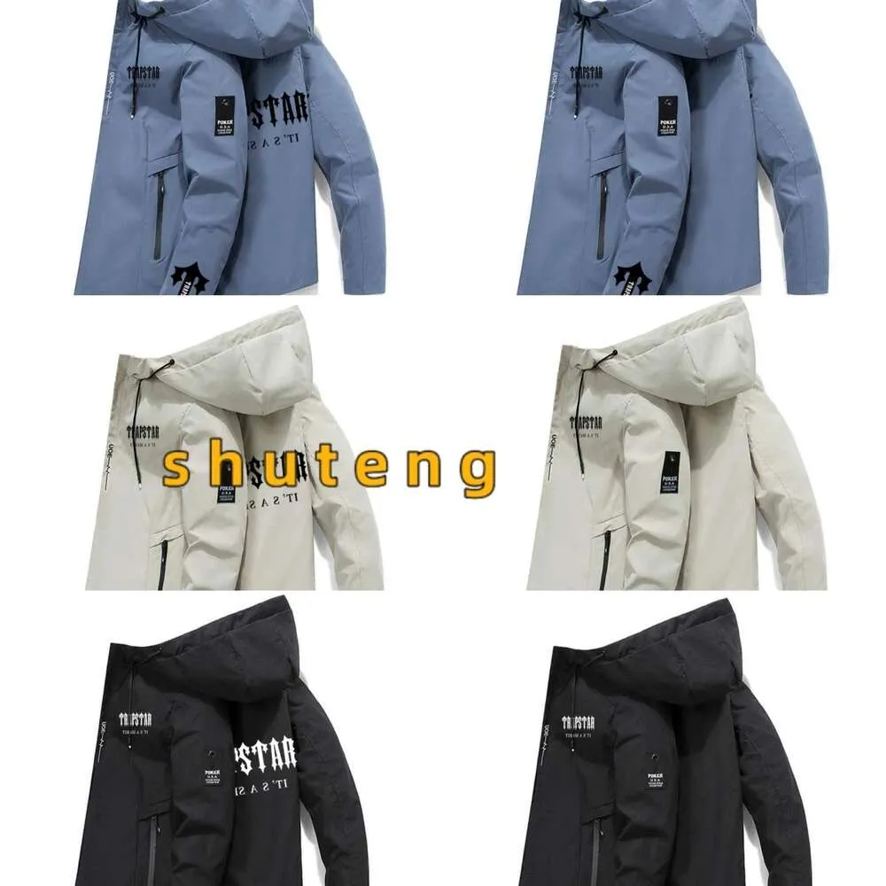 Vestes Nouveau hommes veste à glissière printemps automne TRAPSTAR marque automne/printemps Blazer décontracté tendance mode manteau 536