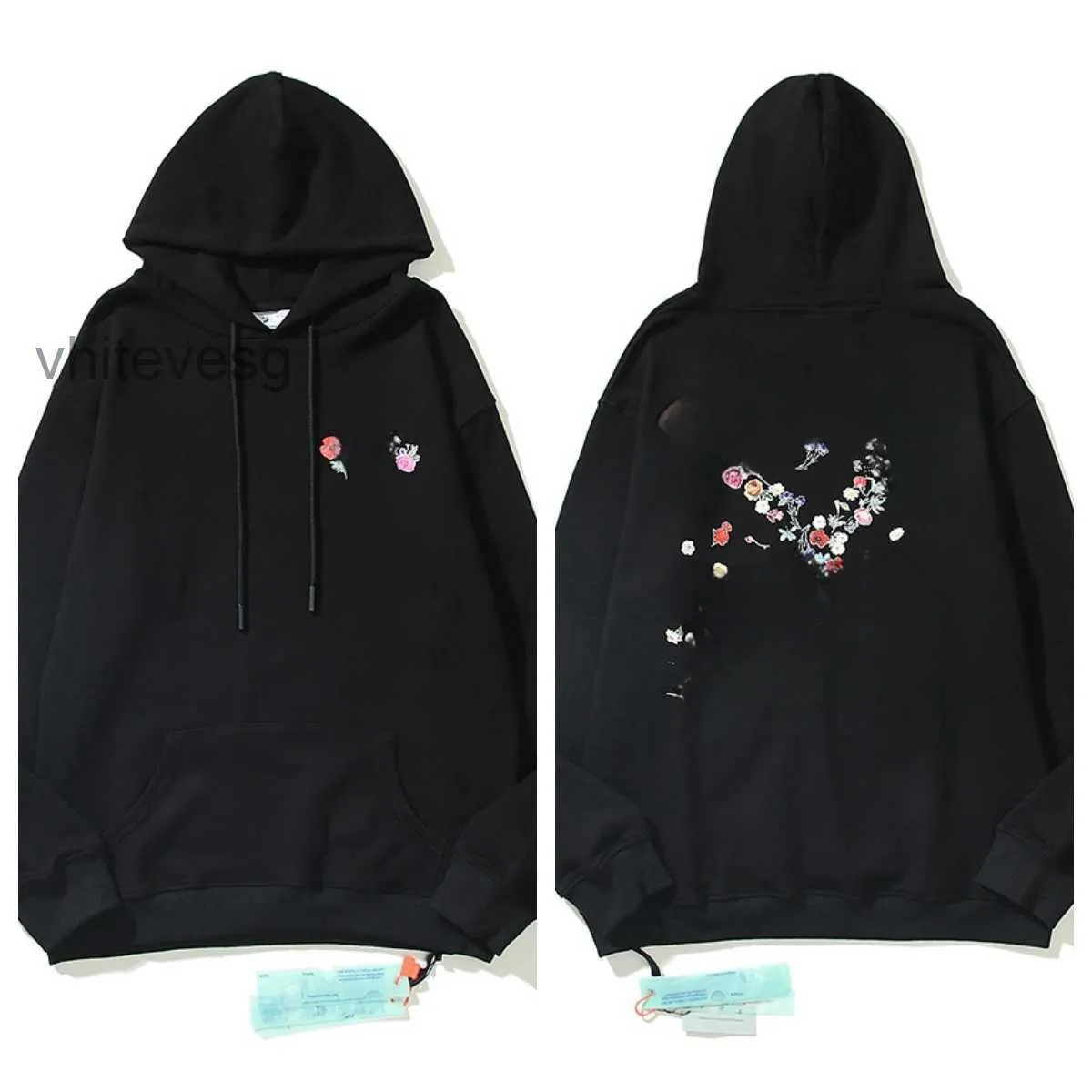 Dupes Reps Hoodrich Pull à manches longues Polo à capuche femmes fermeture éclair complète Y2k Up hommes concepteur Hoddie Offwhite Felpa blanc W2 CPFT