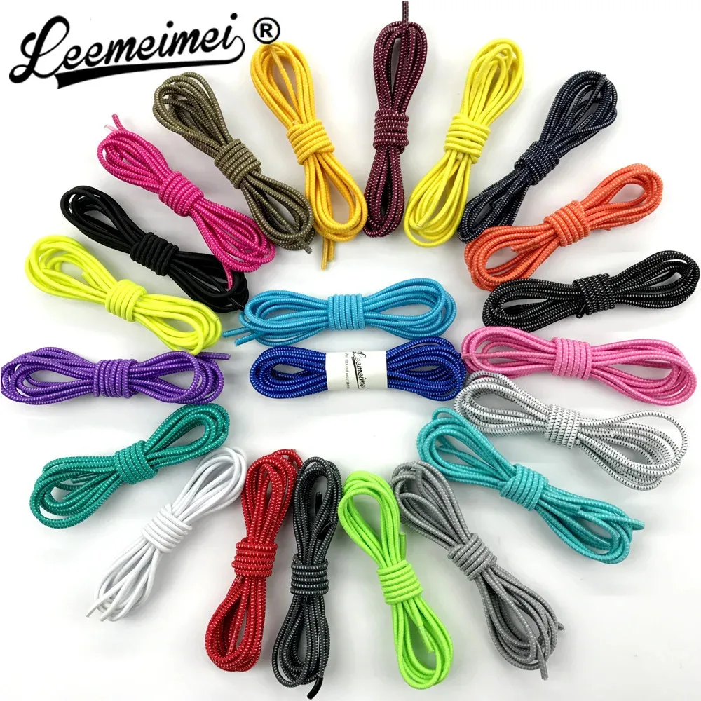 Schuhteile-Zubehör, 10 Paare/Los, bunte, verriegelbare Schnürsenkel, elastische Schnürsenkel, Stretchringe für Laufen, Joggen, Triathlon, Sport, Fitness, 231219