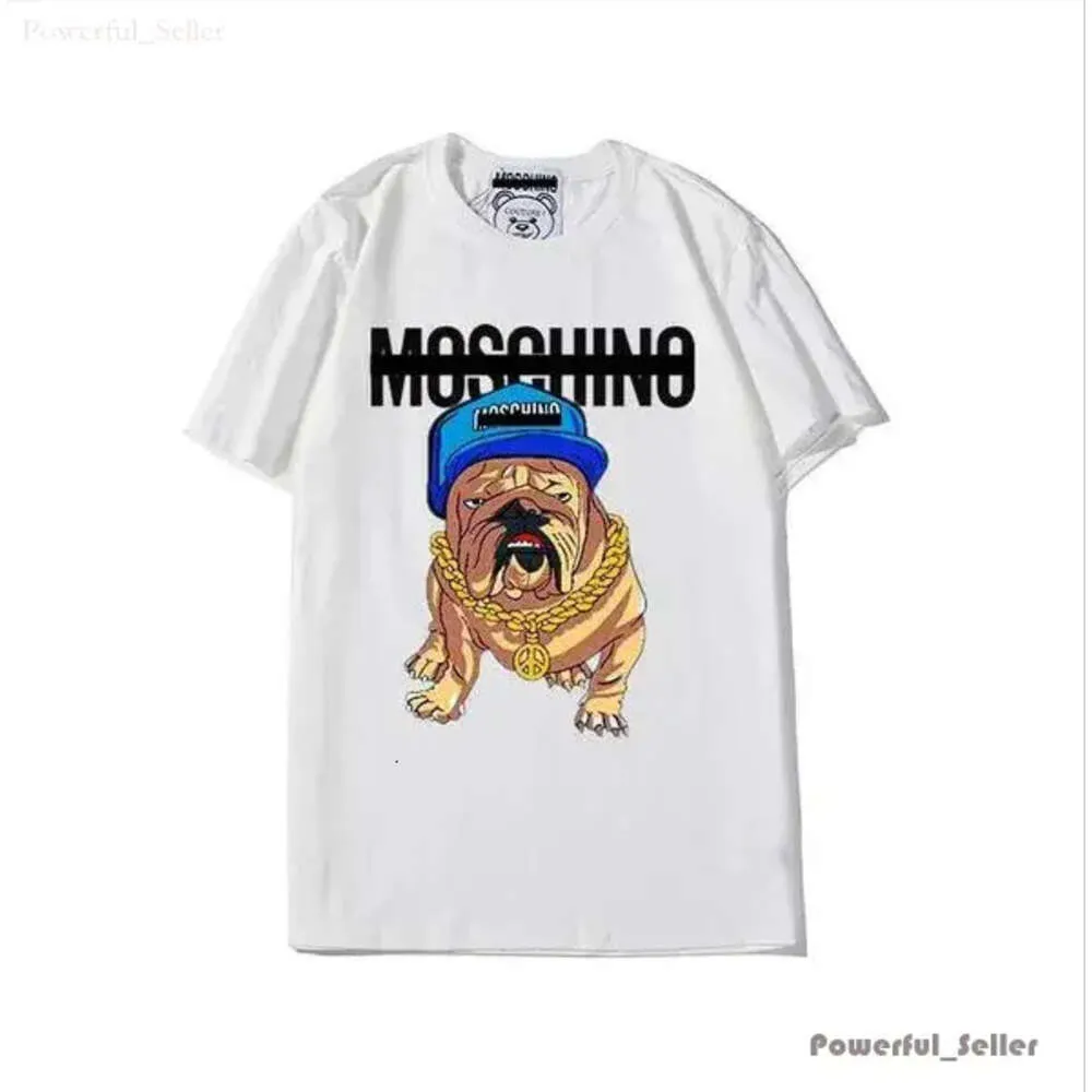 Aşk Moschino T Shirt Erkekler 2023 Moschino Tasarımcı Yüksek Dereceli Kadın Pamuk Polo Bear Sweater T-Shirt ve Stil Crewneck Kısa Kol 7261