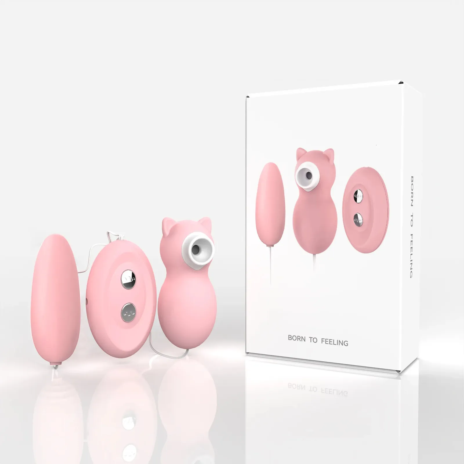 pink vibrating egg Adrien Lastic Palpitation Vibrating Egg Pink – My Dr. XM main image 1