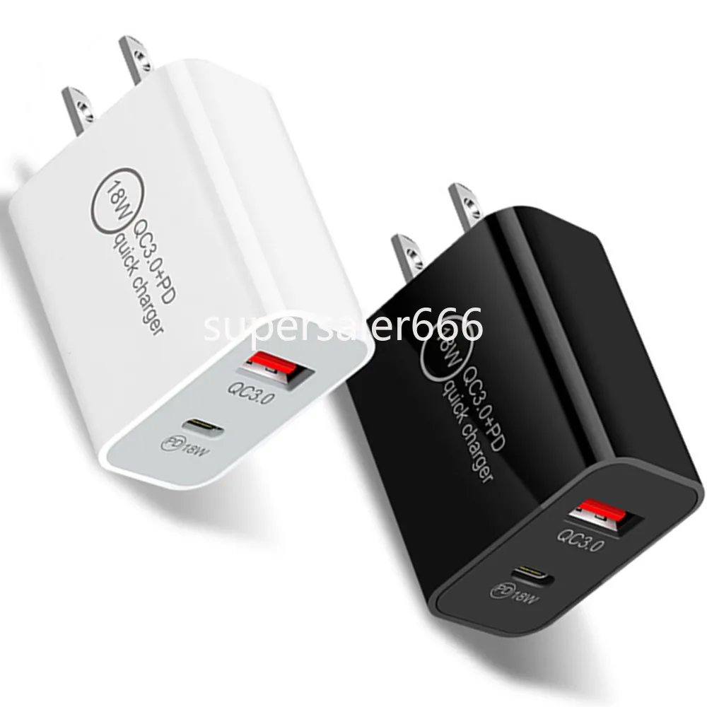 20w 18 12 2.4a ue eua ac casa viagem usb c carregador de parede pd carregadores adaptador para iphone 11 12 13 14 15 samsung s22 s23 htc s1