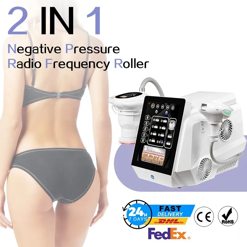 Vacuum Rotary Negative Pressure RF Face lifting Fat Removal weight Loss Equipment Vacuum Roller Slimming Machine