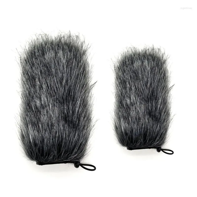 Microphones 587D Microphone Windscreen Cover Furry Wind Windproof Sleeve 9-24cm For InterVIEW