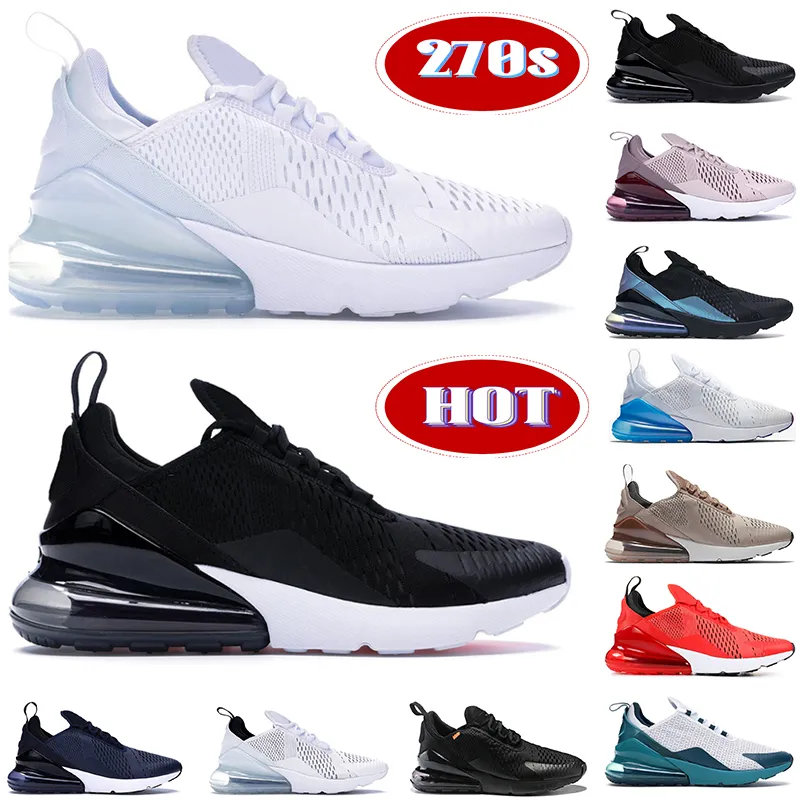 MENS 27C 270S Buty do biegania Triple czarny zakurzony kaktus x biały metalowy uniwersytet Złota antracytowa kość HOT PIT Spirit Teal Men Men Men Sneakers