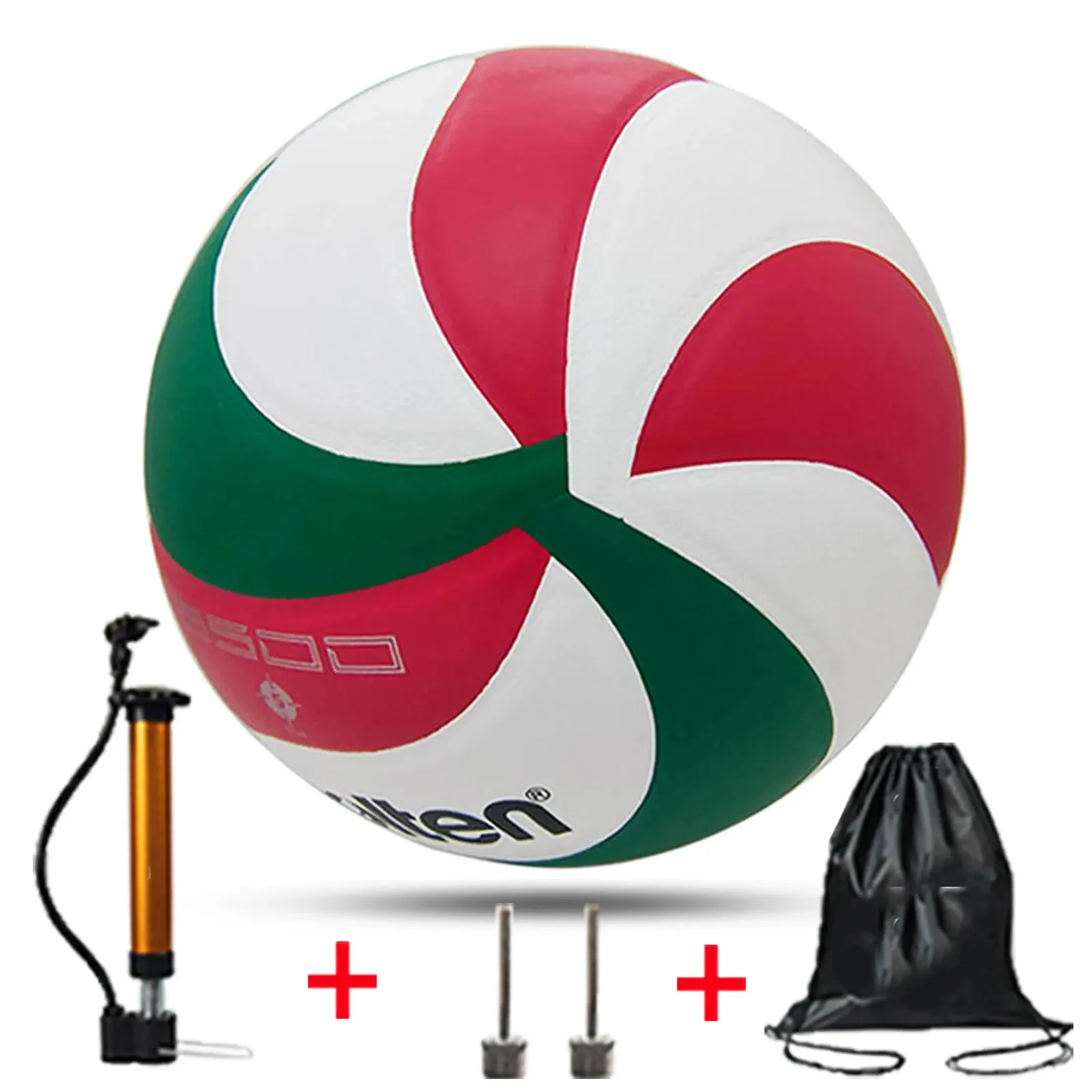 Druckvolleyball Modell 4500 Größe 5 Camping Volleyball Outdoor-Sporttraining optionale Pumpnadeltasche 231220