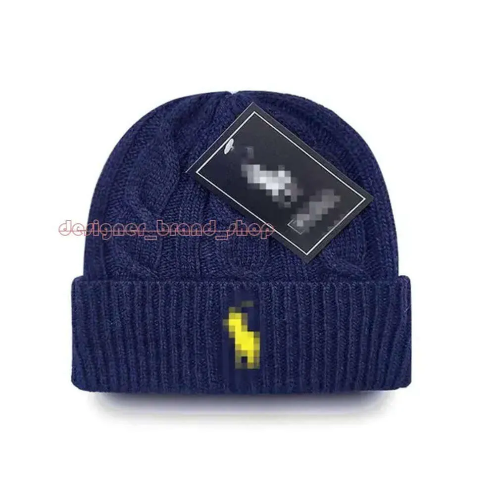 Polo Hat 2023 Yeni Lüks Tasarımcı Polo Beanie Unisex Sonbahar Kış Beanies Erkekler ve Kadınlar İçin Şapka Klasik Spor Kafatası Kapakları Bayanlar 719