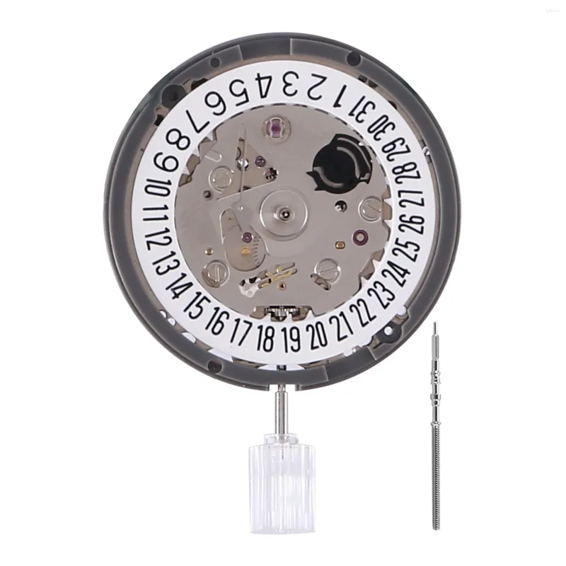 Accessoires voor klokken 24 juwelen NH35A NH35 6 uur automatisch mechanisch uurwerk 21600Bph Zwart datumvenster