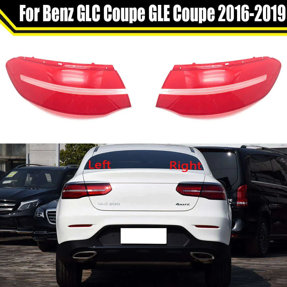 Para benz glc gle coupe 2016 2017 2018 2019 luzes de freio da luz traseira do carro substituição auto escudo traseiro capa