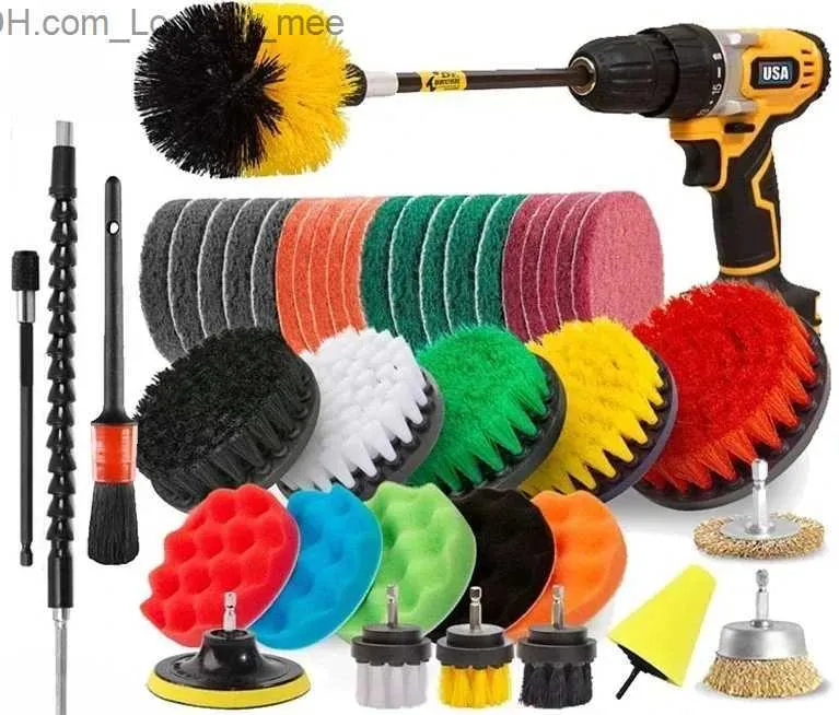Cleaning Brushes Electric Drill Brush Attachment Set Power
