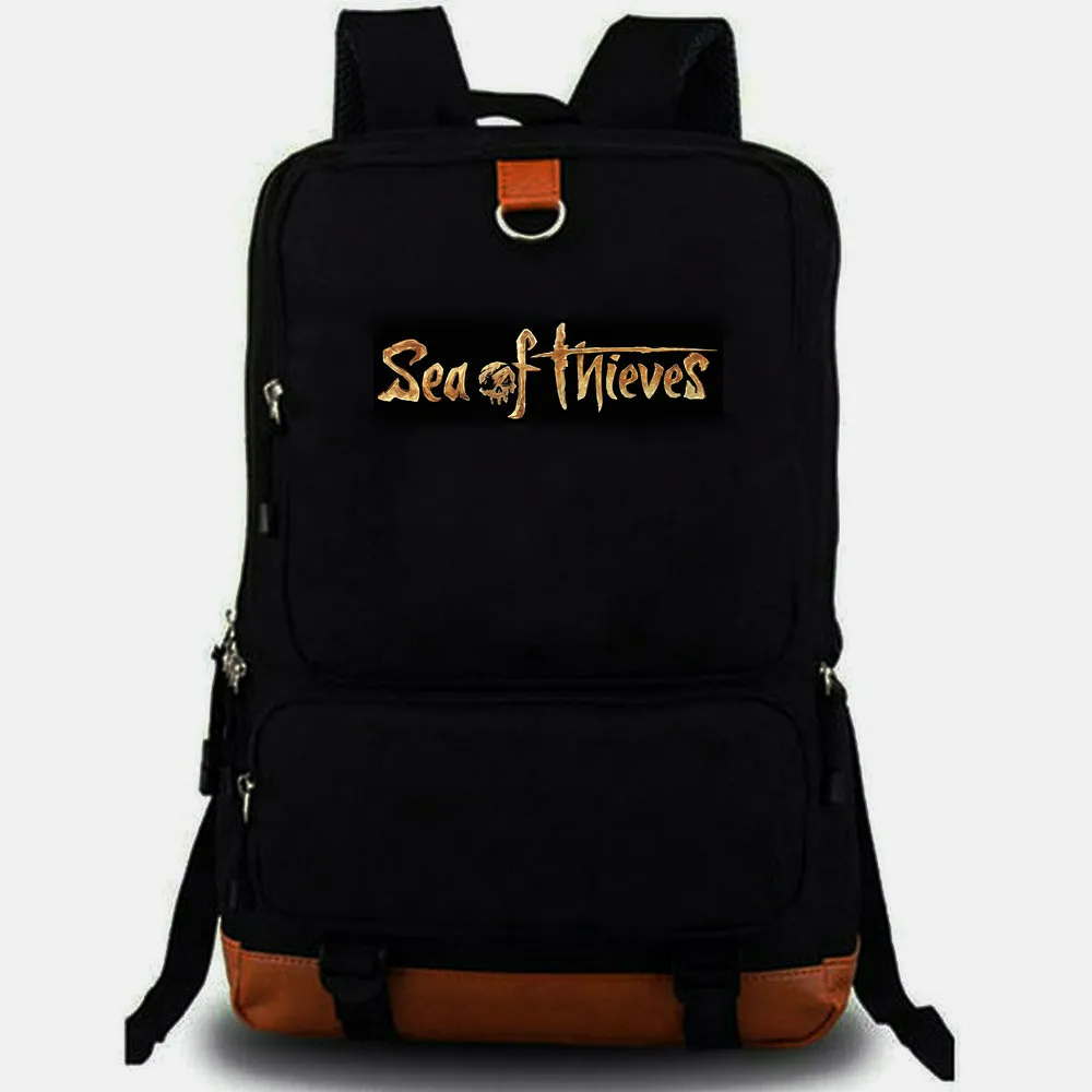 Sea of Thieves Backpack Player Daypack Canvas School Sac Bag jeu Impression Rucksack Imcoles de loisirs