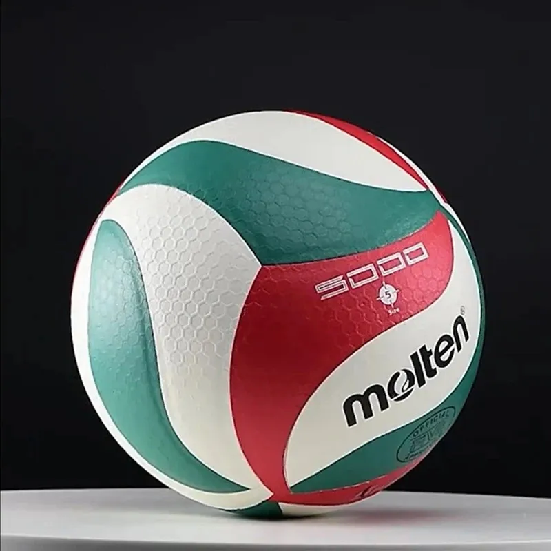 Molten V5M4000-DE Ballon de volley-ball blanc vert rouge Molten V5M4000-DE Ballon de volley-ball blanc vert rouge