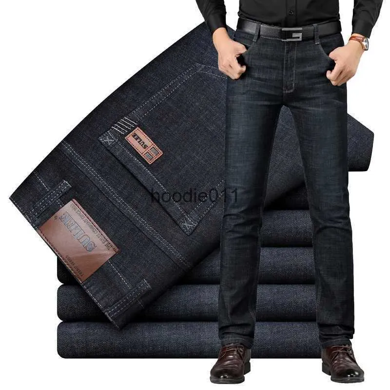 Männer Jeans 2023 Marke Besten Preis Komfort Gerade Denim Hosen männer Jeans Business Casual Elastische Hohe Qualität Hosen L231220 L231220