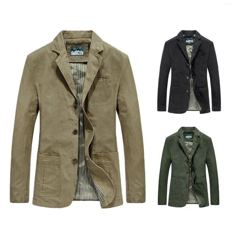 Men's Suits 2023 Spring And Autumn Season Large Suit Lapel Casual Versatile Coat