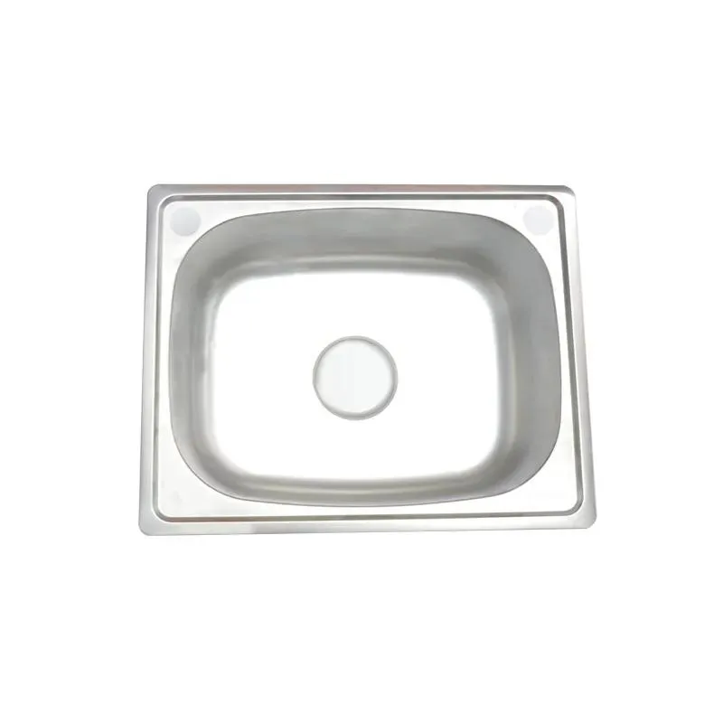 Sinks Hot selling stainless steel wash basins cafeteria kitchens 50 * 40 dishes vegetable basins sink sinks single sink