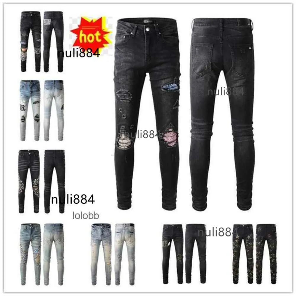 Holes 2024 Man New Biker Arrivals Denim Amari Jean Amirl Amirlies ...