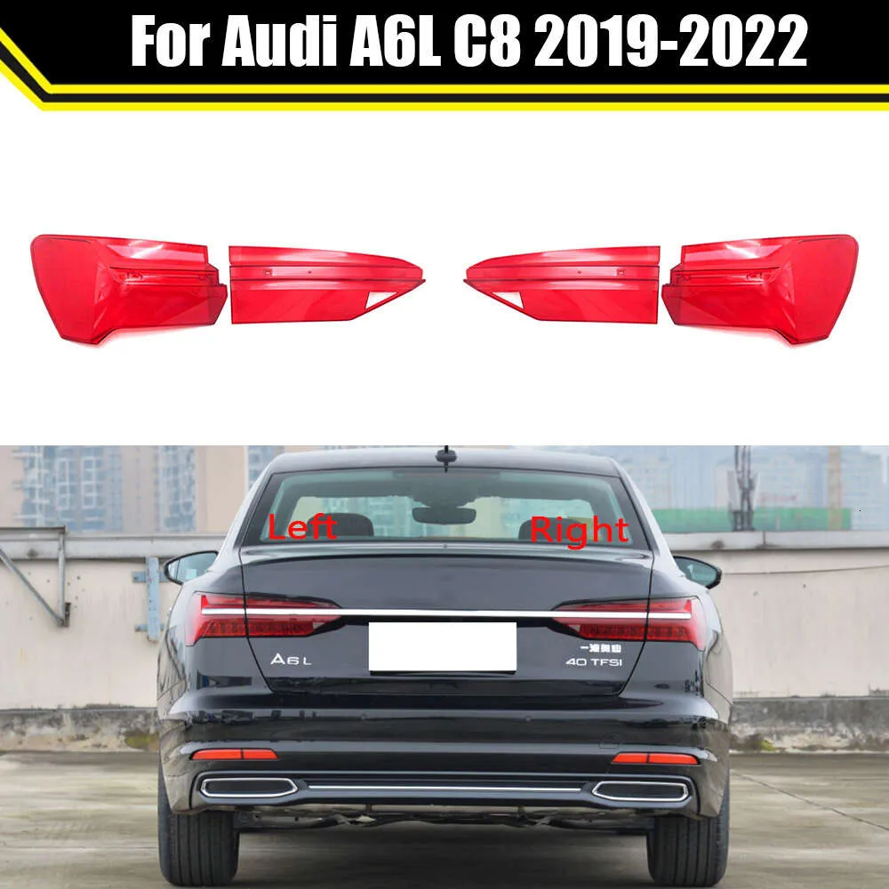 W przypadku Audi A6L C8 2019-2022 Samochodowe światła hamulcowe tylne światła Wymień Auto tylną maskę z tylnej skorupy