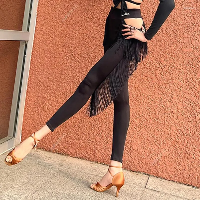 Leggings with fringes on the side sales
