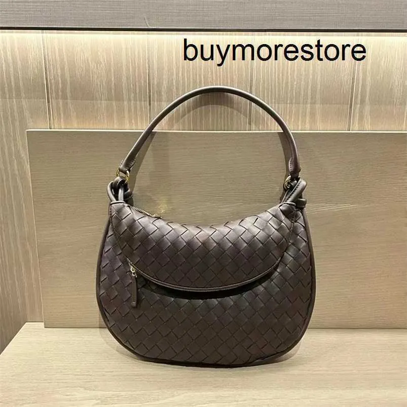 Umhängetasche Gemellis BottegaaVeneta Woven Echtleder Umhängetasche Tasche Baobao 2023 Baobao Dumpling Bun Bun Handtasche Premium Feel Women'sQNTB wq