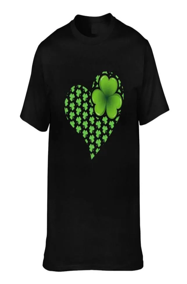 MEN039S T -shirts Men Women39S Shamrock Heart Ierse T -shirt St Patricks Day Premium T -shirt O nekkleding cadeau idee plus size1060798