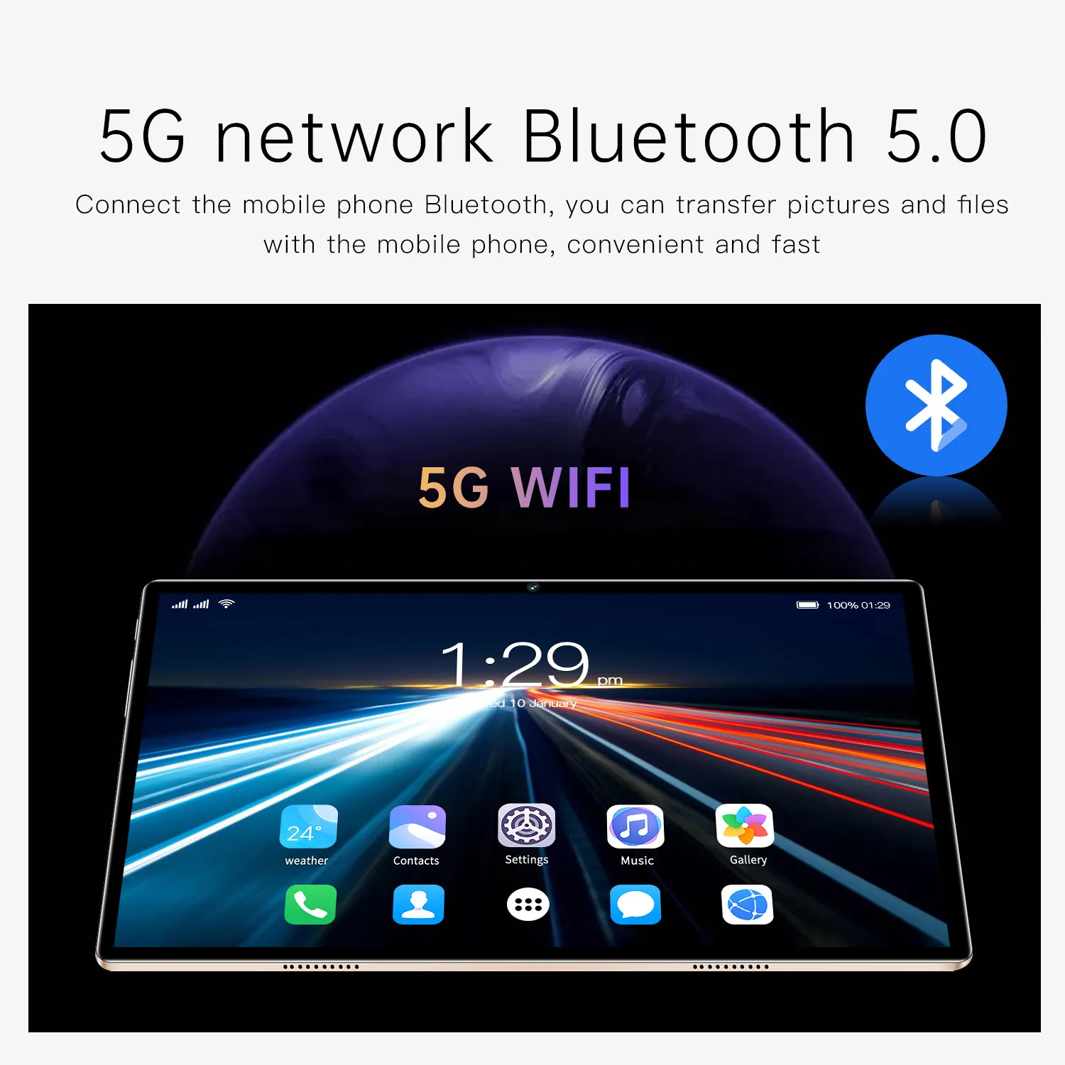 1-Inch HD Android Tablet: Dual SIM 4G, GPS, Ideal for On-the-Go - Shop ...