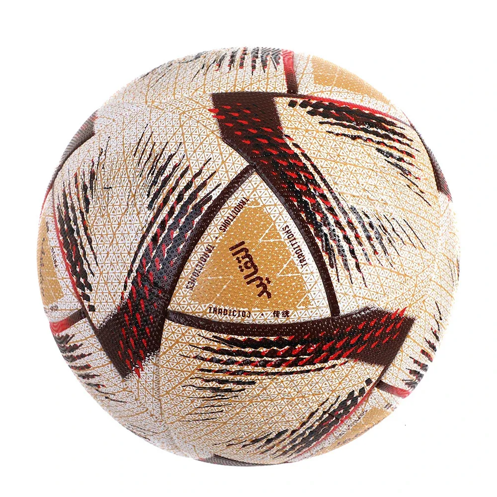 High Quality Soccer Ball Official Size 5 PU Material Seamless Wear Resistant Match Training Football Futbol Voetbal Bola 231220
