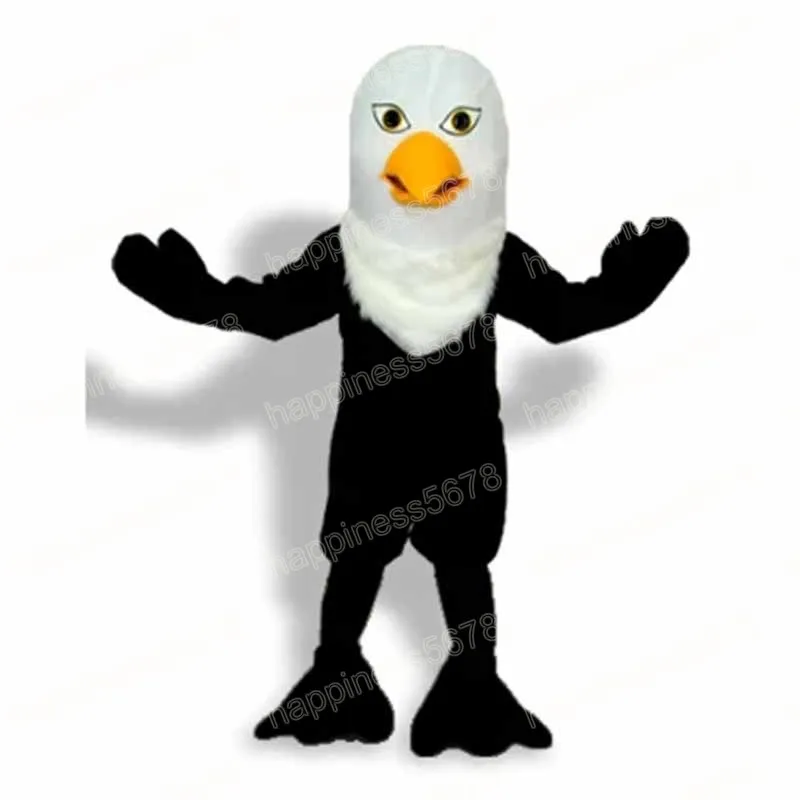 Adult Black Eagle Mascot Costume Cartoon Character Outfit Suit for ...