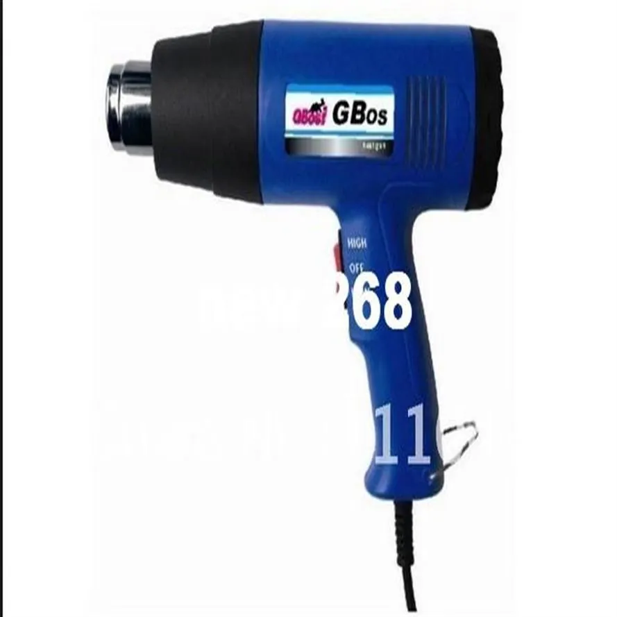 Electric Air Heat Gun 110V 220V 1600W med temperaturjusterbara elverktyg Värmluftsblåsare för plastsvetsning230p