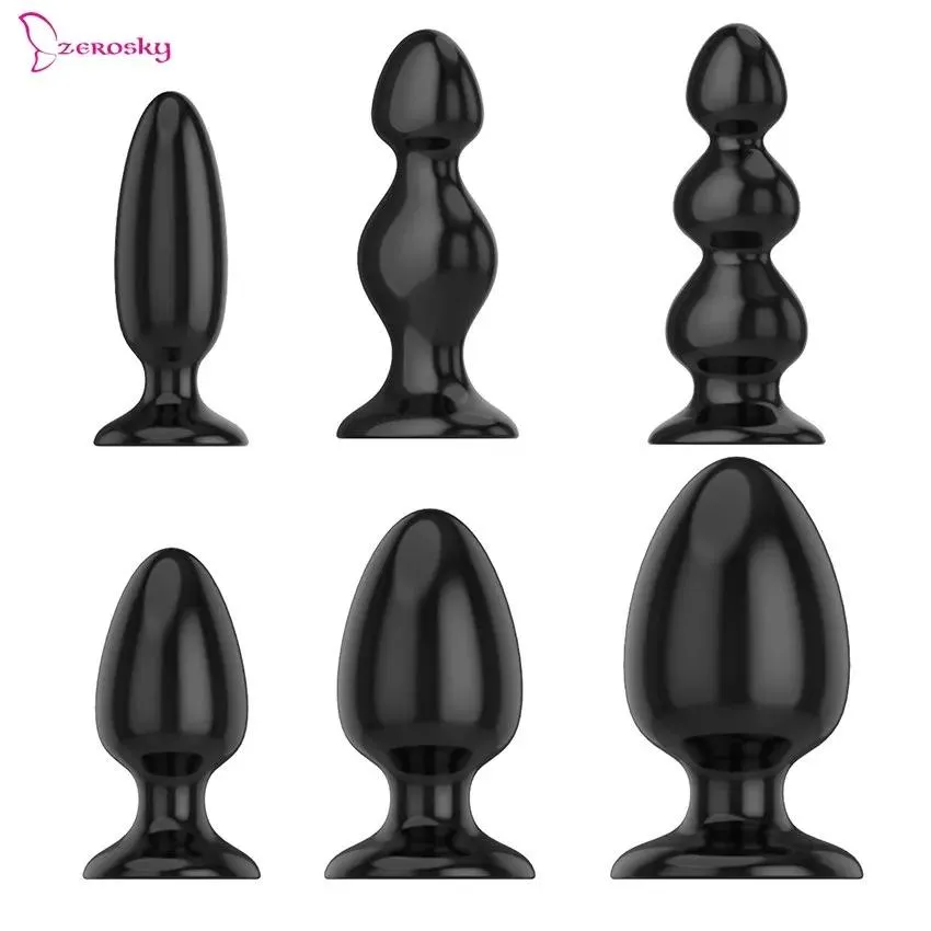 Itens Zerosky Tamanho Grande Anal Plug Silicone Butt Grande Enorme G Spot Vibrador Sexy Brinquedos Unisexy Erótico Adulto