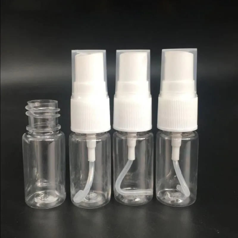 10 ml de pulvérisation en plastique Flottes de parfum rechargeables portables bouteilles pulvérisateur vides 1 3 oz d'expédition DHL gratuite jasbn