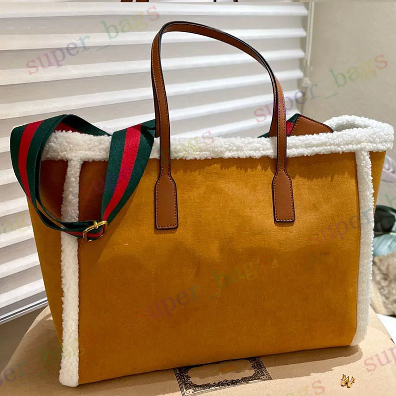 Designer tote bags mulheres crossbody saco de compras carteira luxo embreagem lã bolsa senhora tamanho 35cm