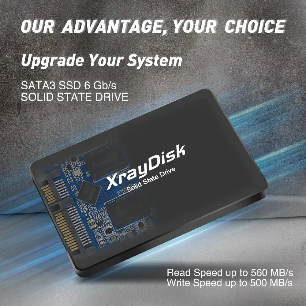 【SSD 1TB】XrayDisk Gray SATA3 1TB Xraydisk SATA3 SSD 60GB 1TB: 2.5 Internal Solid State Drive