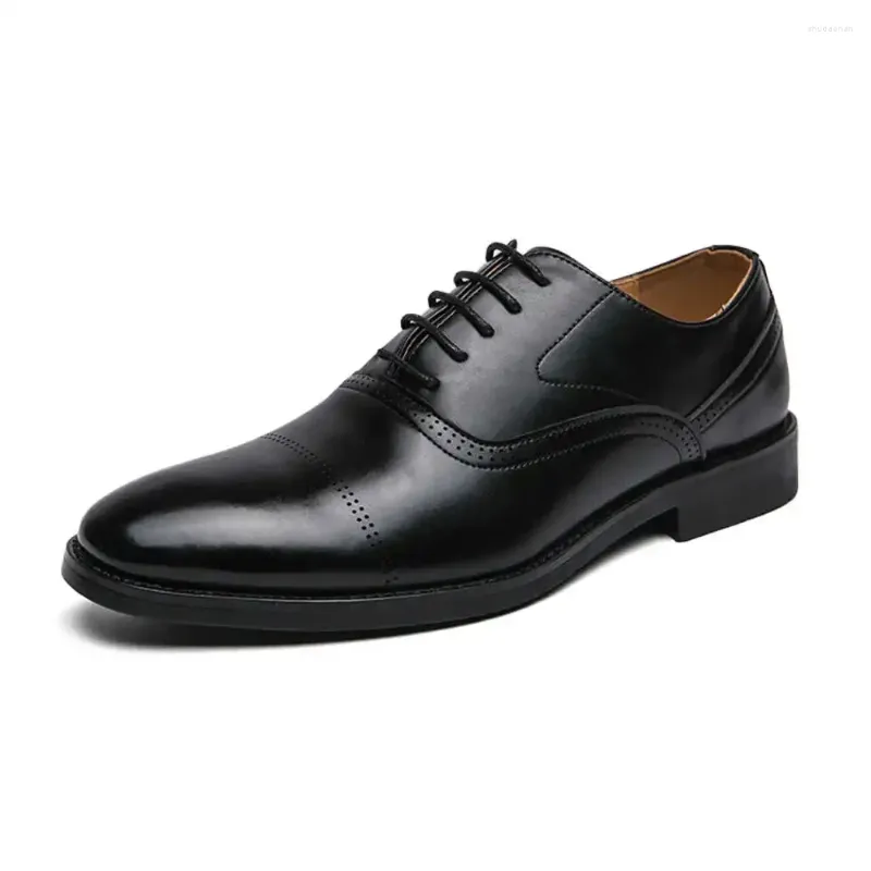 Dress Shoes With Lacing Large Size 2023 Trend Heels Men Formal High Quality Sneakers Sports Tene