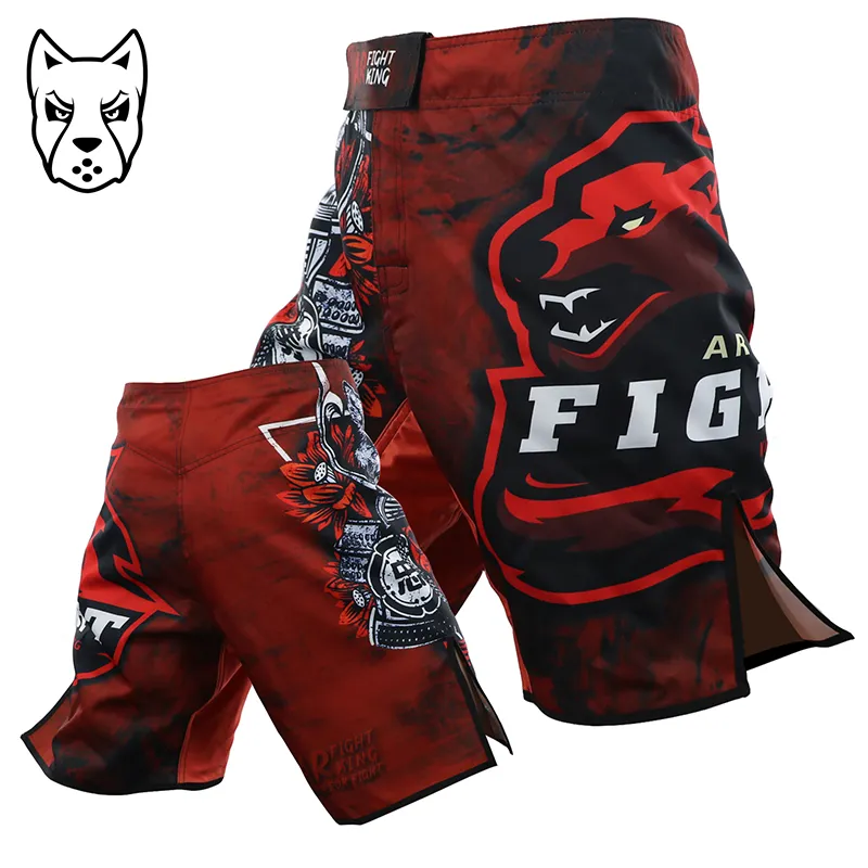 MMA Fight Sports Hosen umfassende Kampftraining Beach Shorts Fitness Jiu Jitsu Muskel lauft Muay Thai