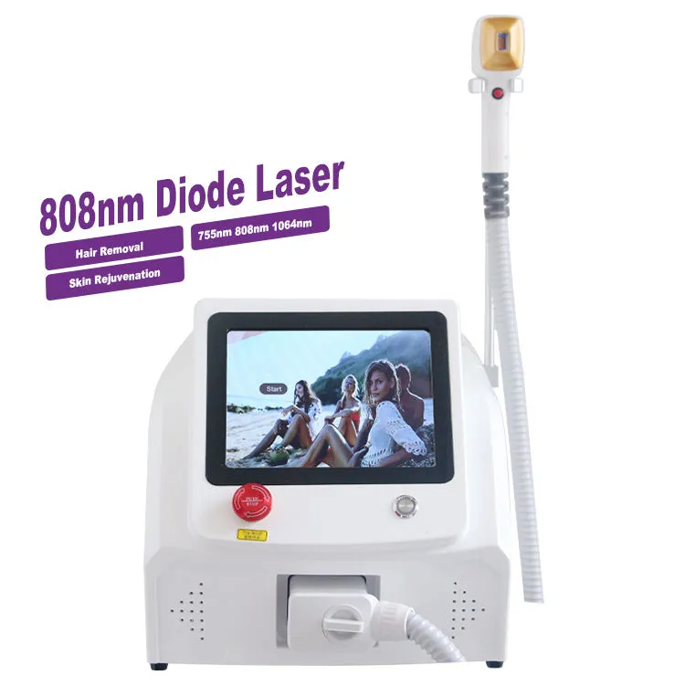 755 808 1064NM 3 Diode Diode Laser Laser Face Foton Foton Zmuszanie skóry dla Salon Beauty Medical