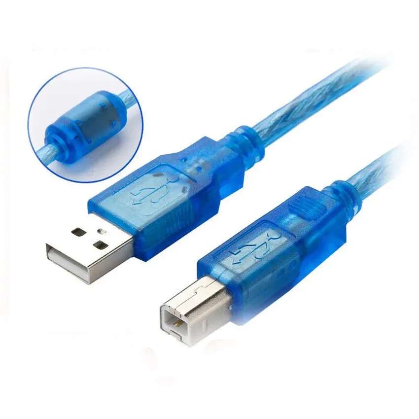 USB 2.0 공개 - 여성 제어 터치 스크린 PLC 프로그래밍 M 케이블 검은 통신 USB 케이블