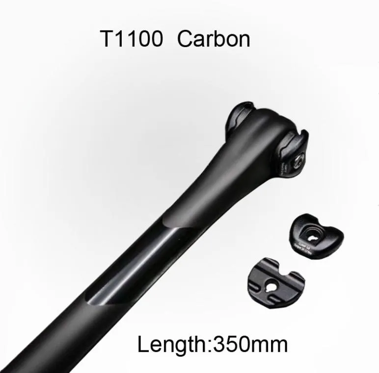 350mm Black Inc Carbon Seatpost Road Bike Parts Bicycle Seatposts 0 25 Offset 272mm Diamet3689980