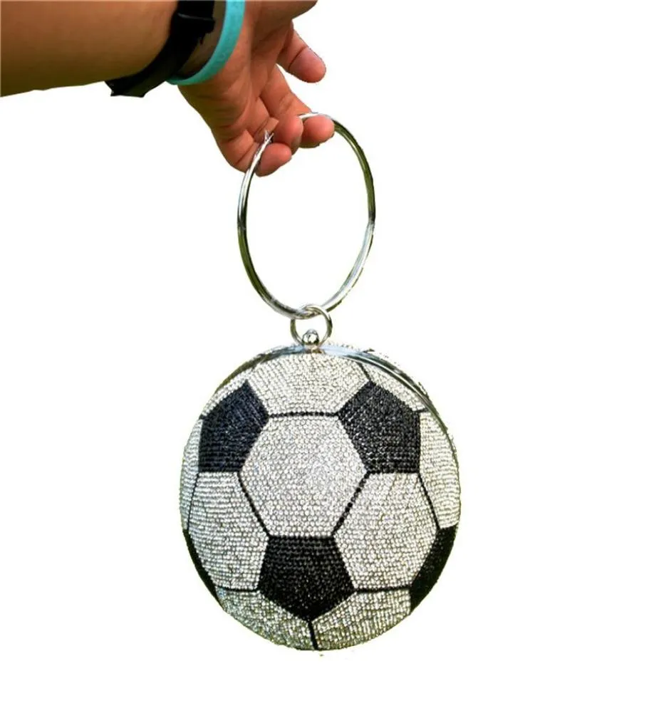 CRYSTAL FOOTBALL PURSE – The Stylish Game Day Co.