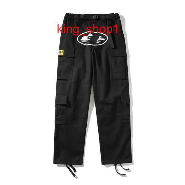 Cortiez Mens Cargo Pants Elastic Waist Polyester Boot Cut Full