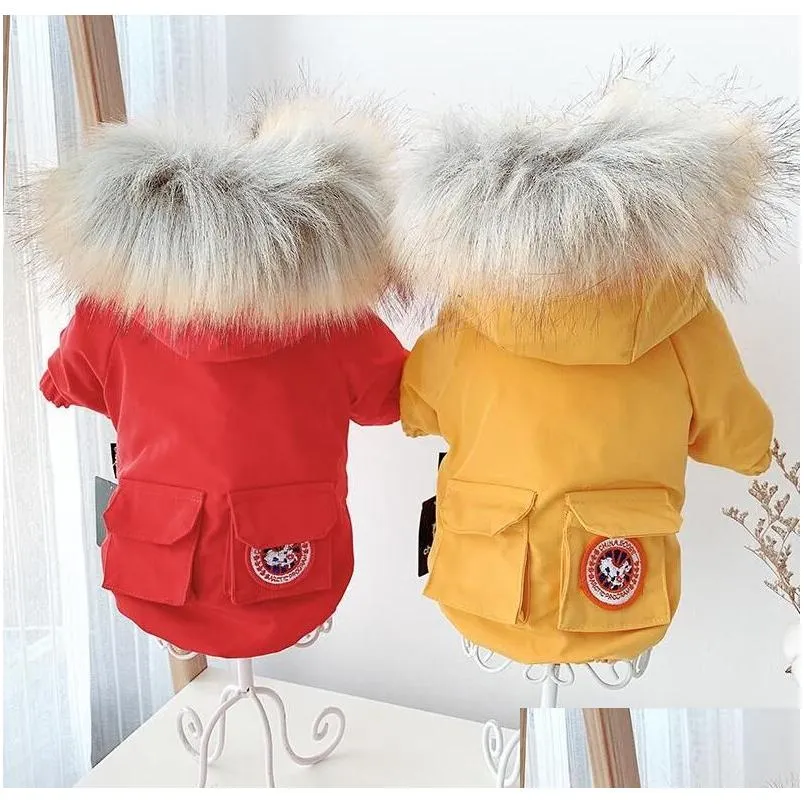 Hundebekleidung 2021 Warme Hundebekleidung Winterjacke Kleidung für kleine mittelgroße Hunde Mantel Haustierbekleidung Chihuahua Drop Delivery Home Garden Pe Dh1Ms