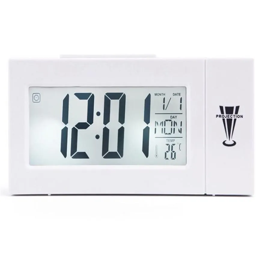 Altri accessori orologi decorazioni per la consegna di gocce per giardino casa 2021 1set Digital Proiettori allarme FM Clock Sn Display Timer LED wid281f